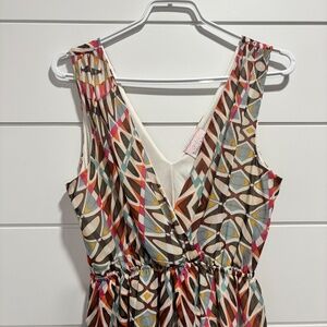 Romeo and Juliet Couture Geo Pattern hi-low dress side M